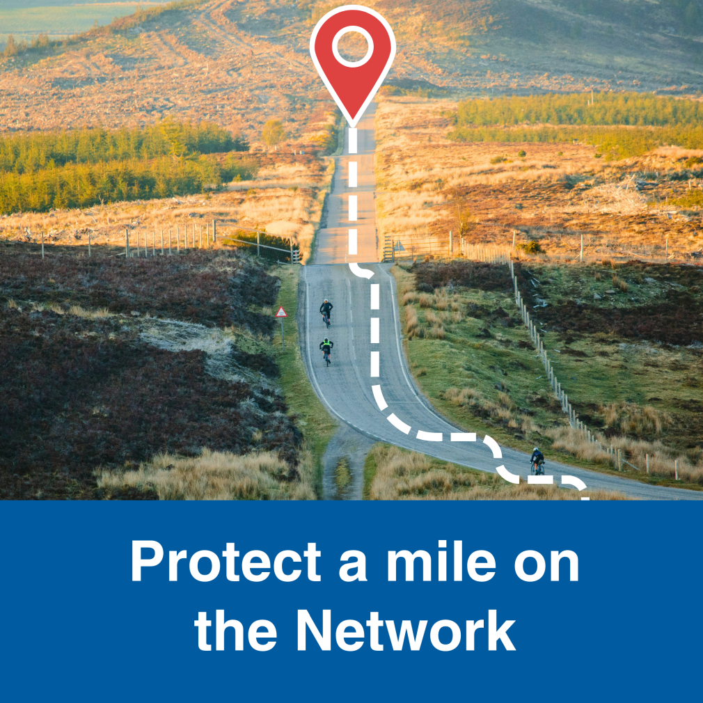 Protect a mile on the National Cycle Network with Sustrans virtual gifts 