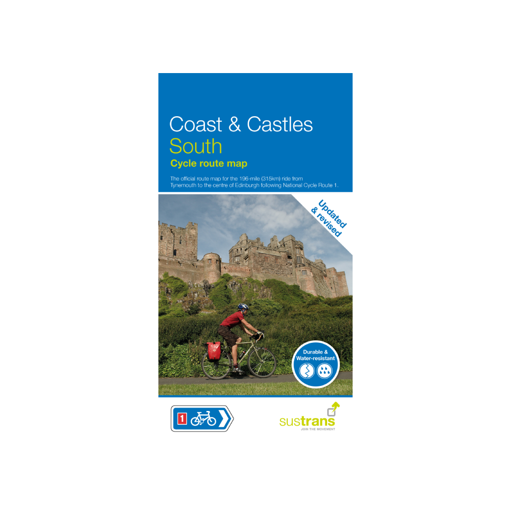 Coast and Castles South cycle map 