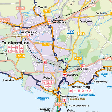 Map sample - Dunfermline 