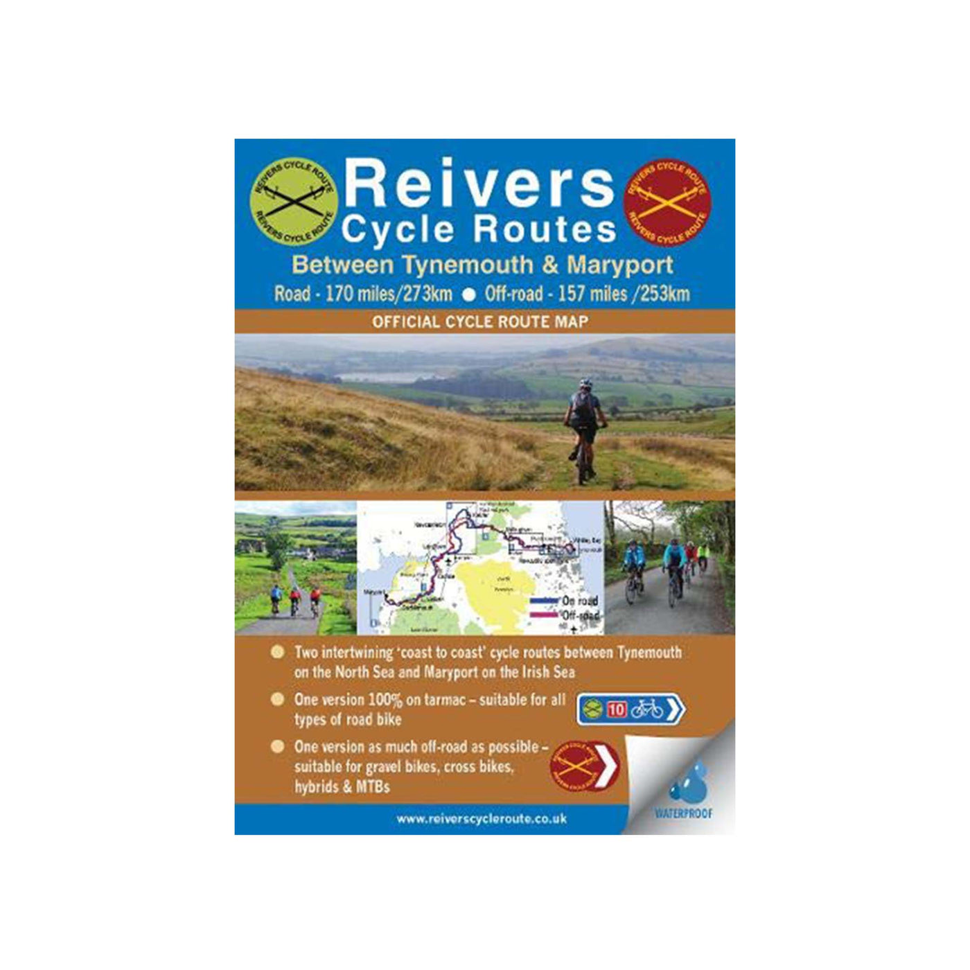 Reivers Cycle Routes map