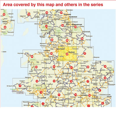 National coverage of Sustrans' regional map series