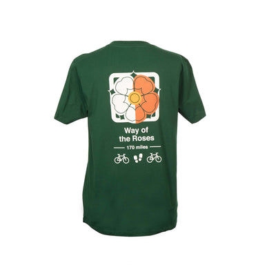 Way of the Roses - unisex t-shirt in bottle green