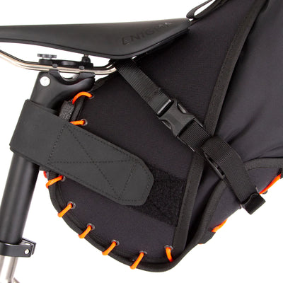Saddle bag attached to bike