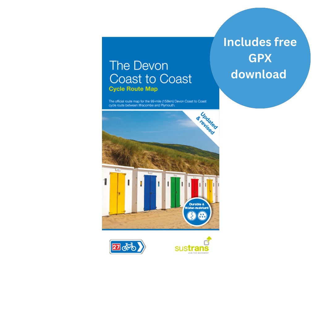 The Devon Coast to Coast Cycle Route Map (Route 27 - Ilfracombe to Plymouth)