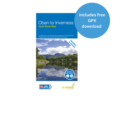 The Caledonia Way North Map | Oban to Inverness Cycle Route (Route 78)