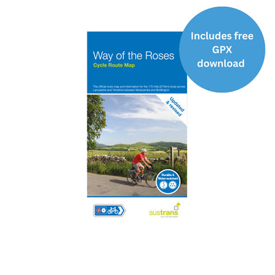 Way of the Roses Cycle Route Map (Morecambe to Bridlington)