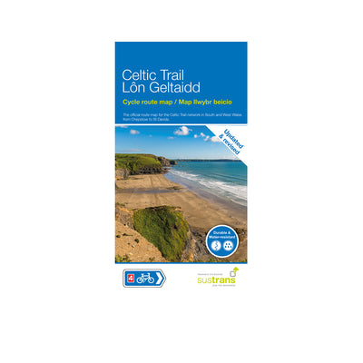 Celtic Trail Map / Lôn Geltaidd Map Llwybr Beicio | Chepstow to St Davids Cycle Route (Route 4/47)