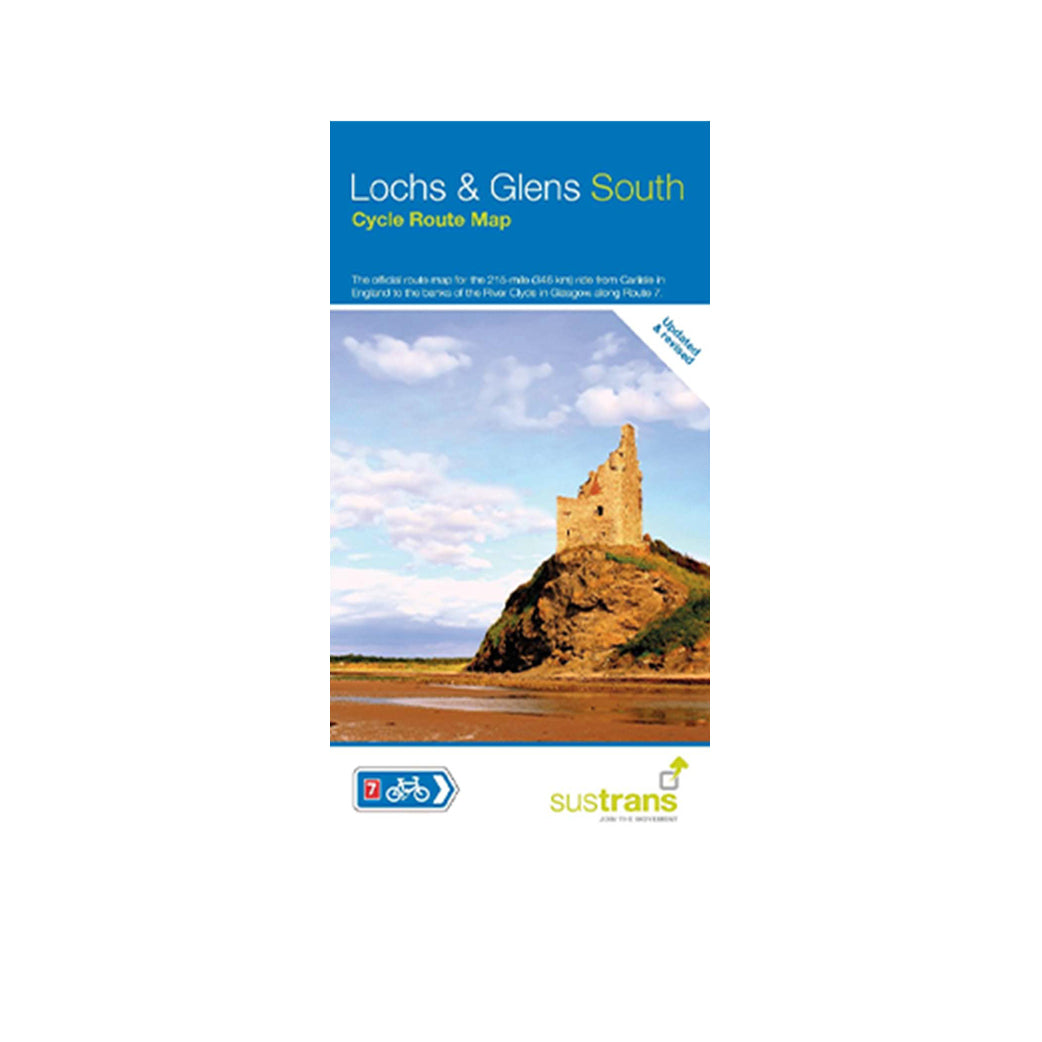 Lochs & Glens South Map | Carlisle to Glasgow Cycle Route (Route 7)