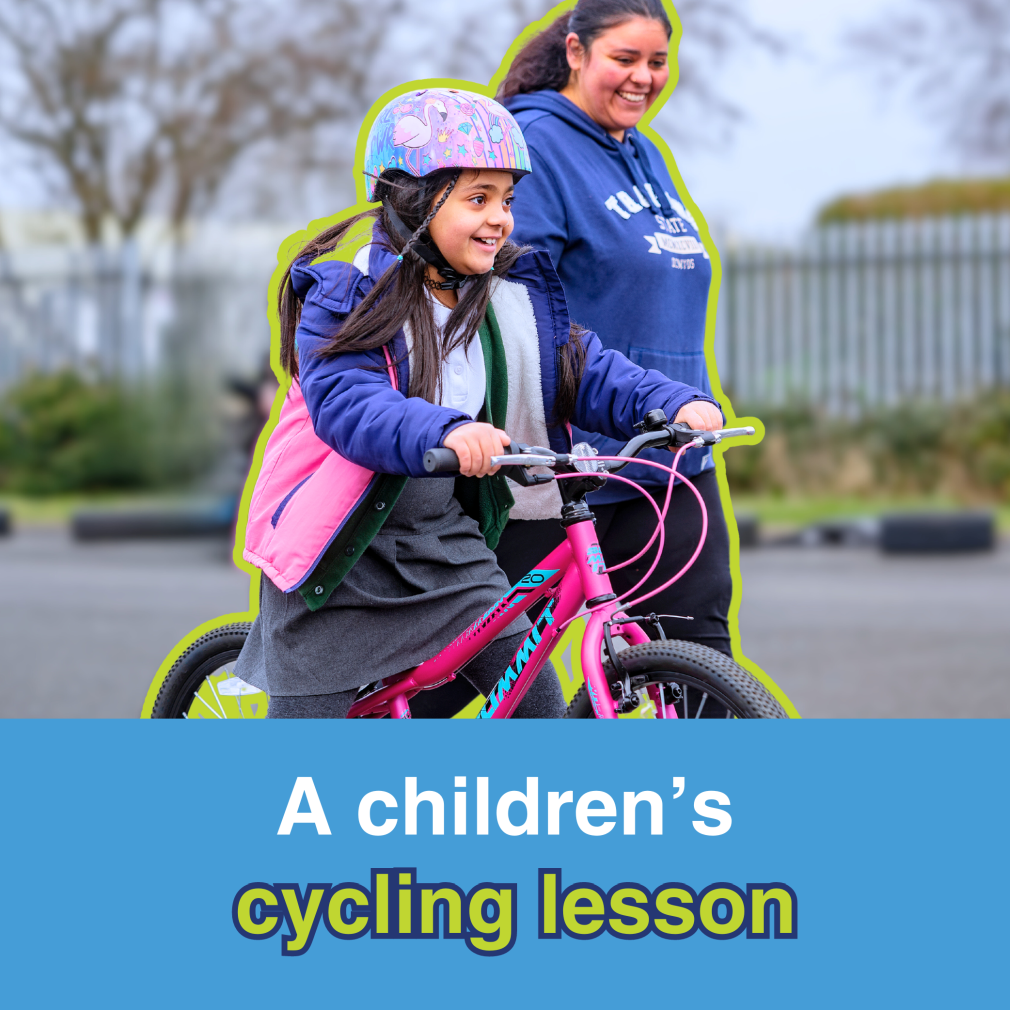 Gift a children's cycling lesson as a virtual gift