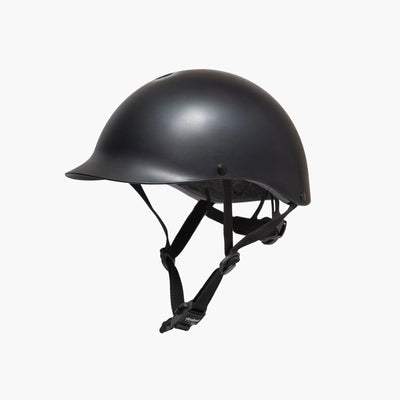 Side view of black dashel helmet