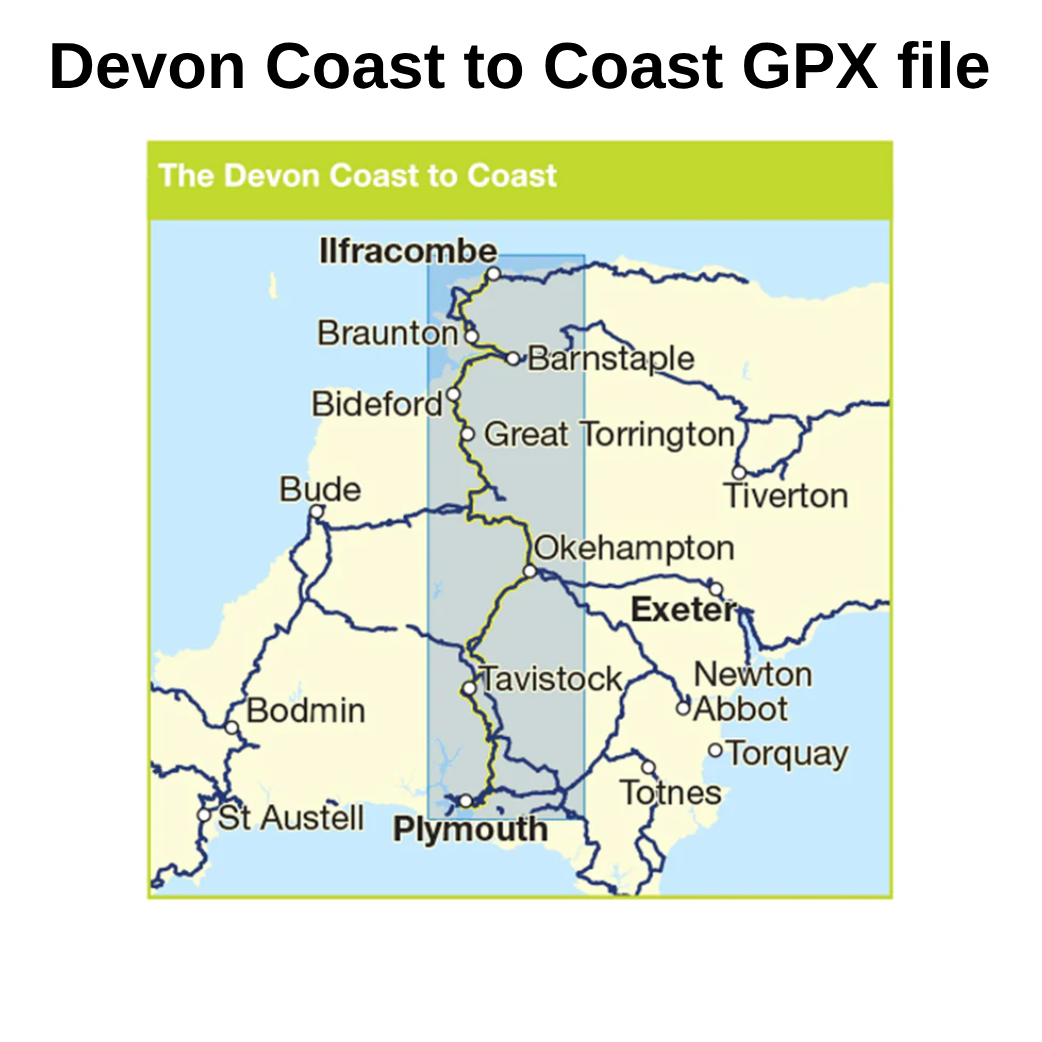 The Devon Coast to Coast GPX (Route 27 - Ilfracombe to Plymouth)