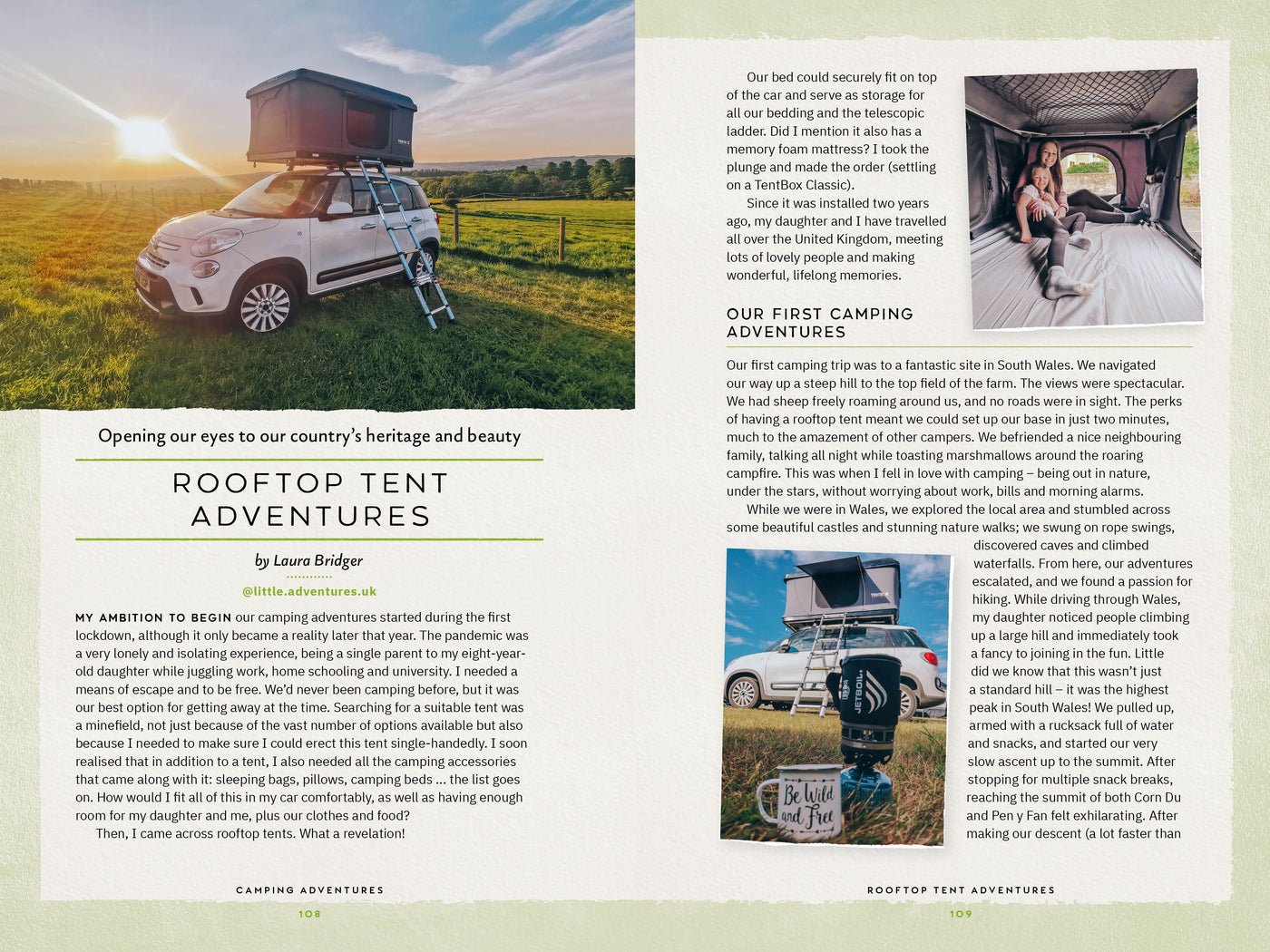 Family adventures: rooftop tents