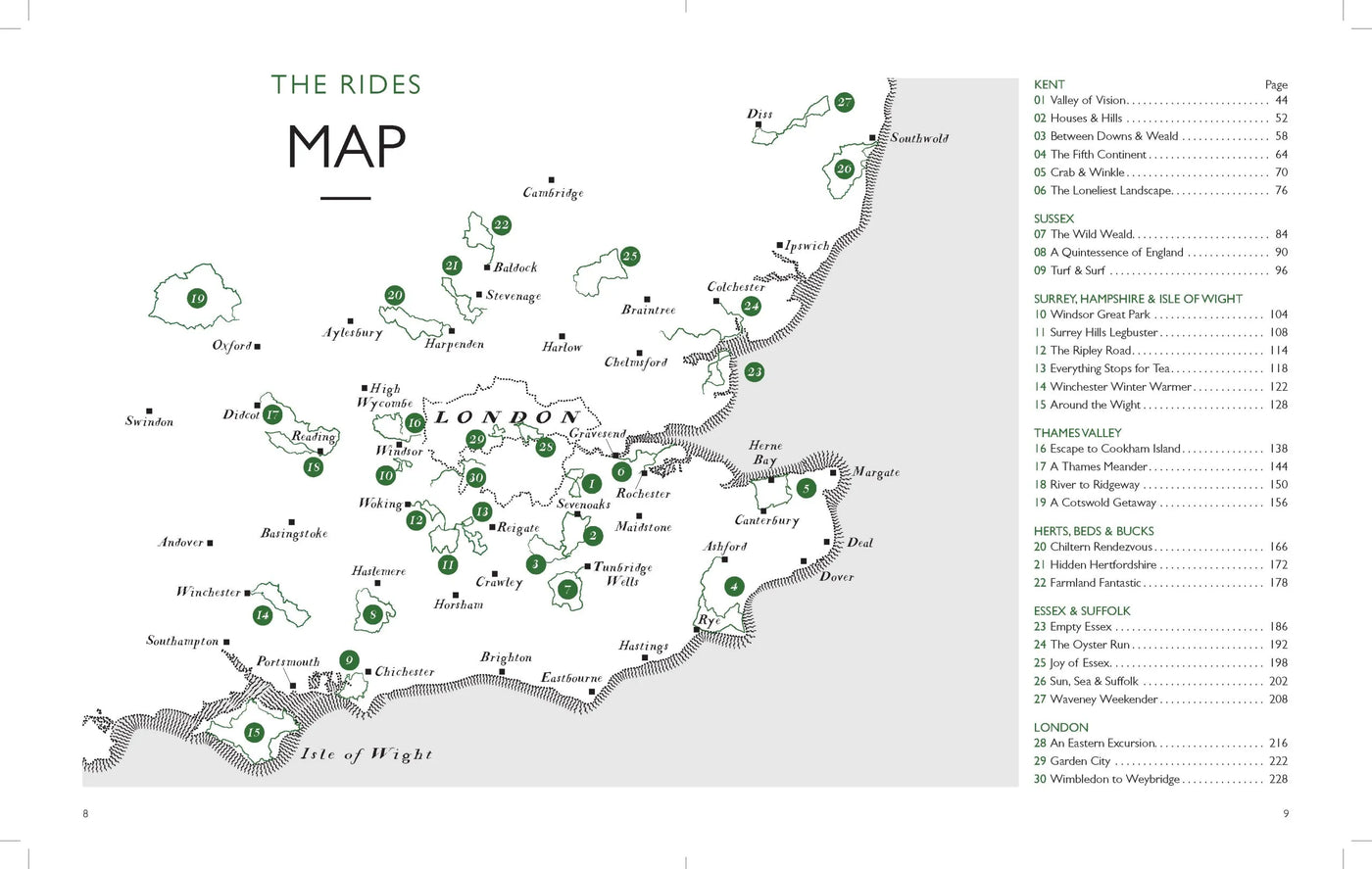 Lost Lanes South East route coverage
