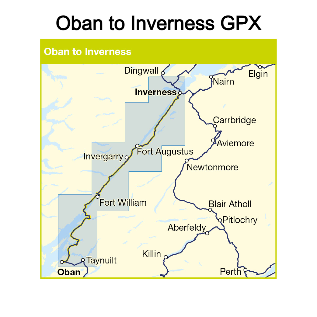 Oban to Inverness GPX (Route 78 - Caledonia Way North)
