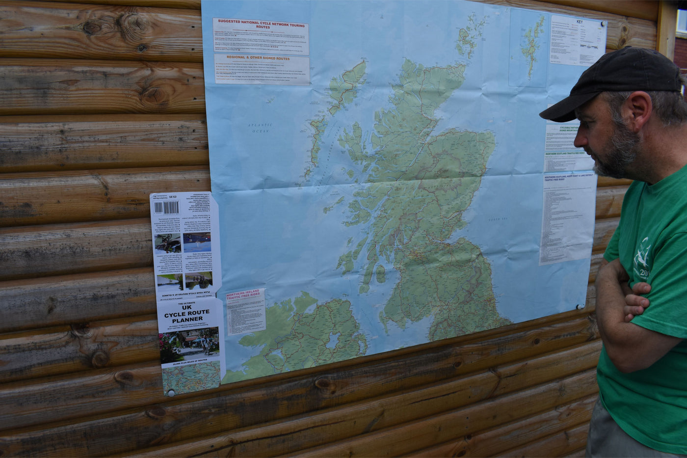 Looking at the Scotland section of the map
