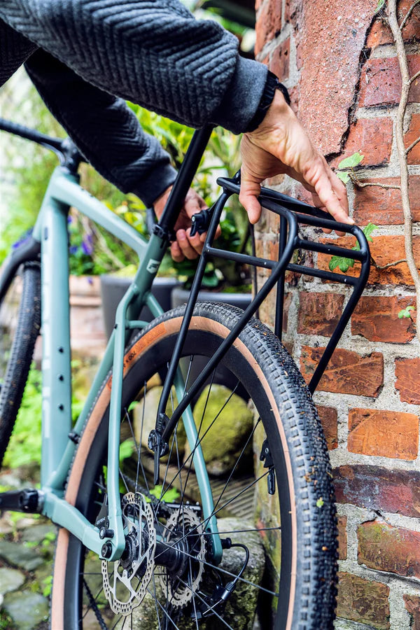 Quick-Rack shown on bike. 