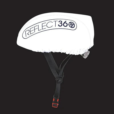 Proviz Reflect 360 helmet cover in the dark. 100% reflective material. 