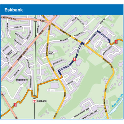 Coast and Castles South - town sample. Eskbank 