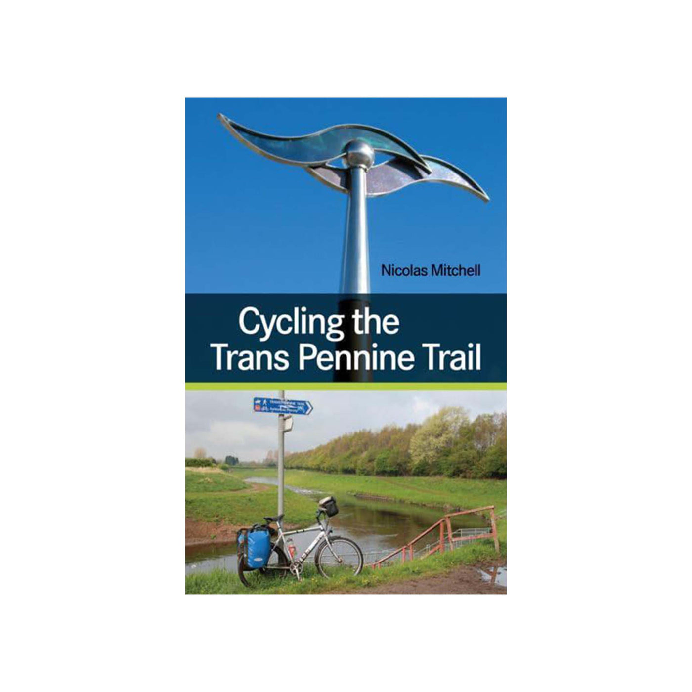 Cycling the Trans Pennine Trail guidebook. Author: Nicholas Mitchell