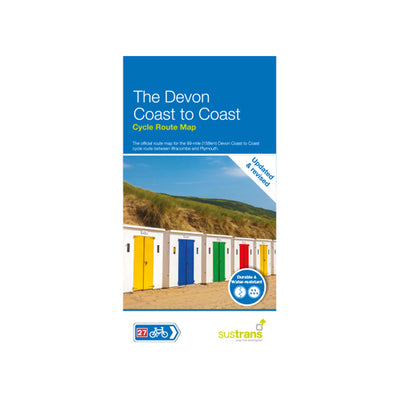 Devon coast to coast cycle route map - Ilfracombe to Plymouth 