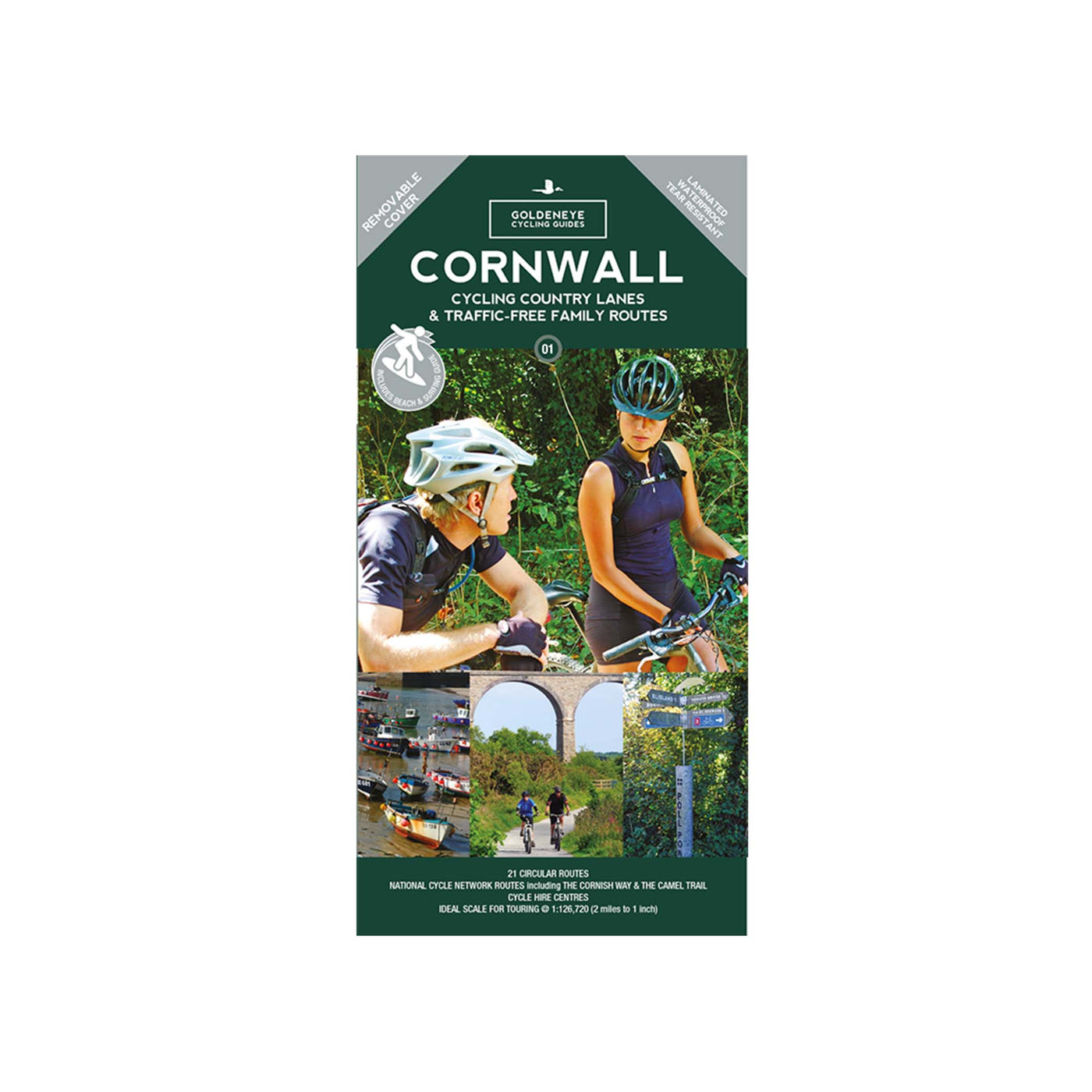 Goldeneye Cornwall - cycling country lanes cycle map 