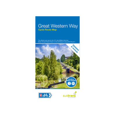 Great Western Way cycle route map 