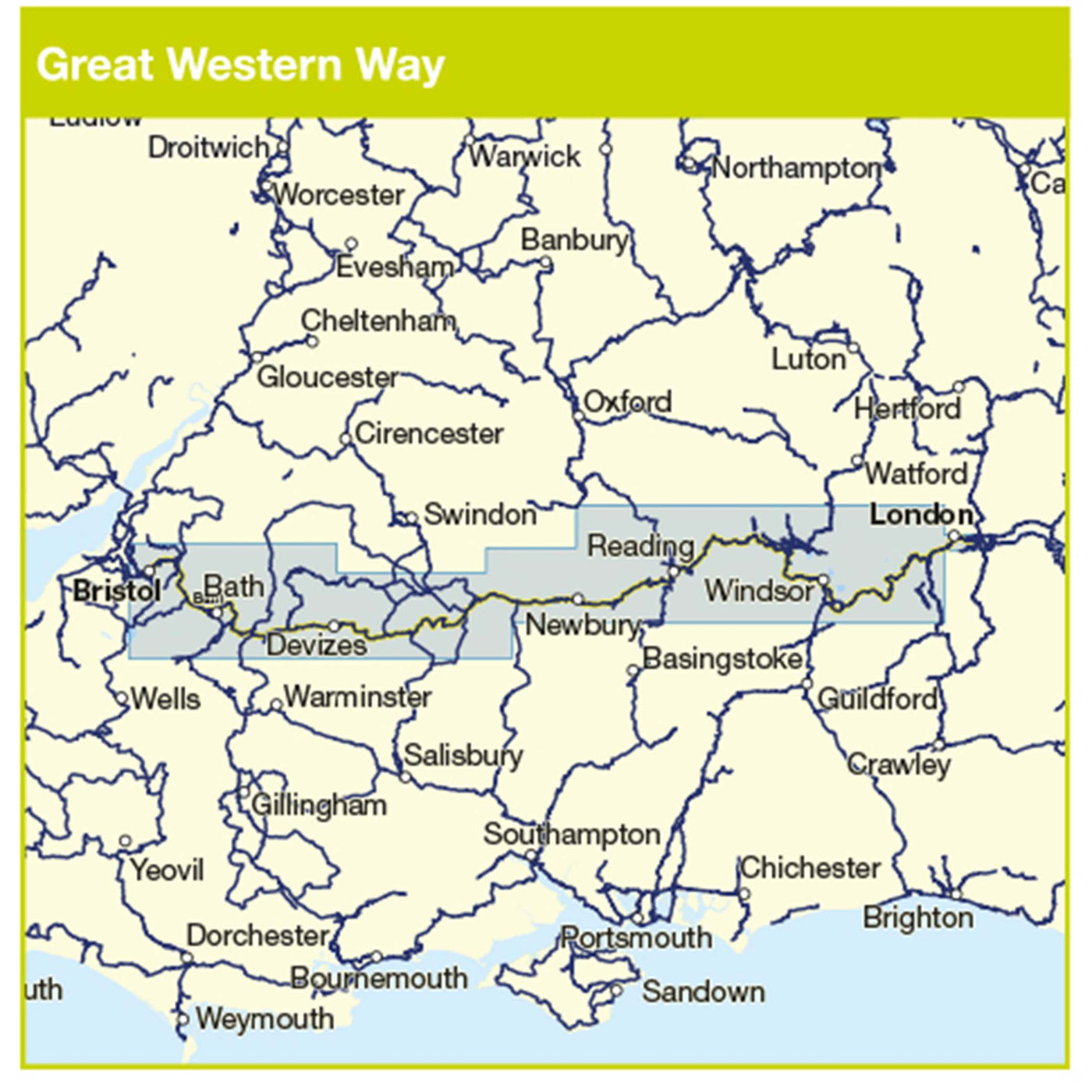 Great Western Way cycle route coverage 