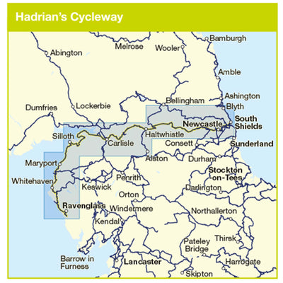 Hadrian's Cycleway cycle route coverage