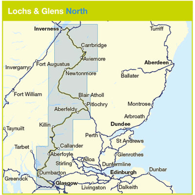 Loch and Glens North cycle route coverage 