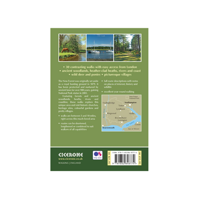 Cicerone Walking in the New Forest guidebook by Steve Davison 