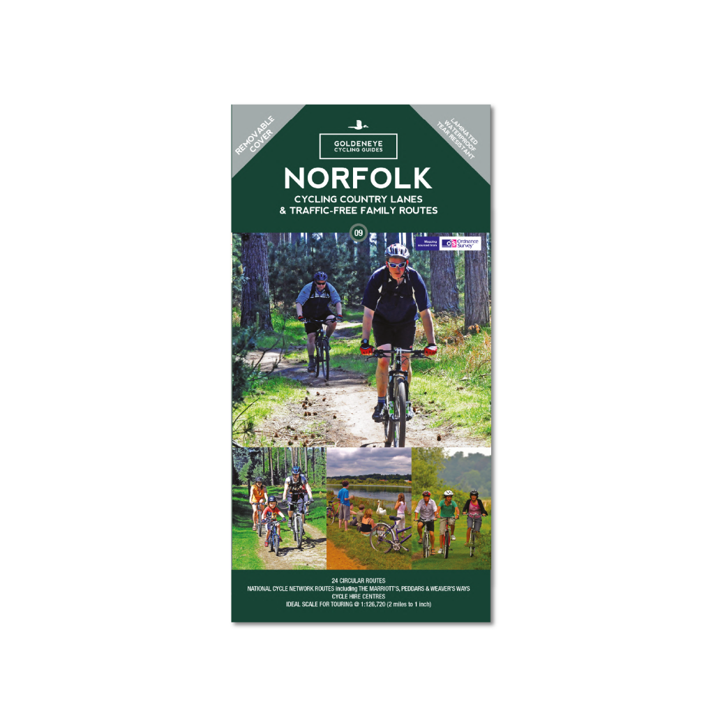 Goldeneye Norfolk cycling country lanes and traffic free family routes