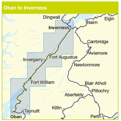 Oban to Inverness cycle route coverage 