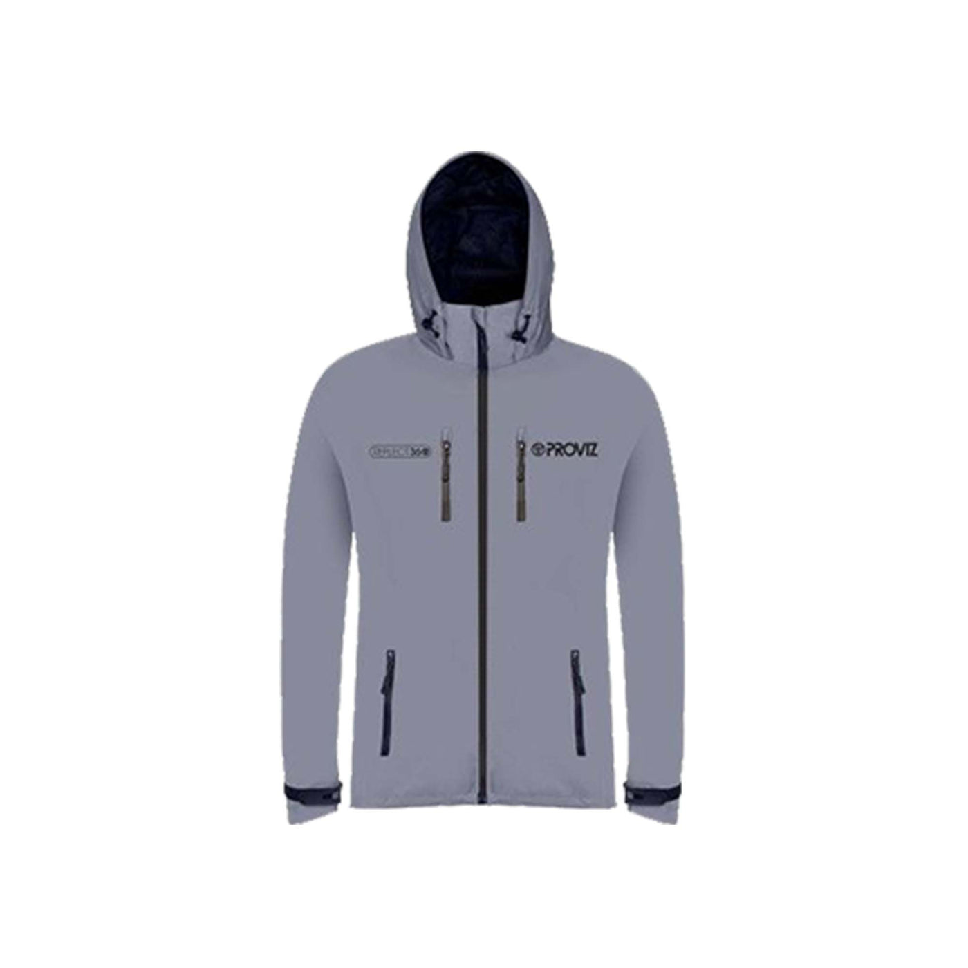 Proviz REFLECT360 outdoor jacket. Fully reflective cycling jacket with hood.