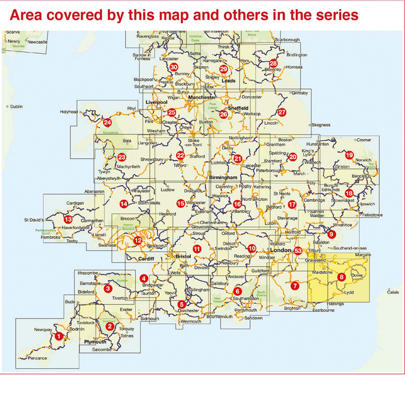 Regional map coverage 