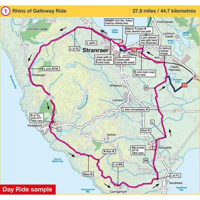 Day ride sample: Rhins of Galloway Ride, 27.8 miles