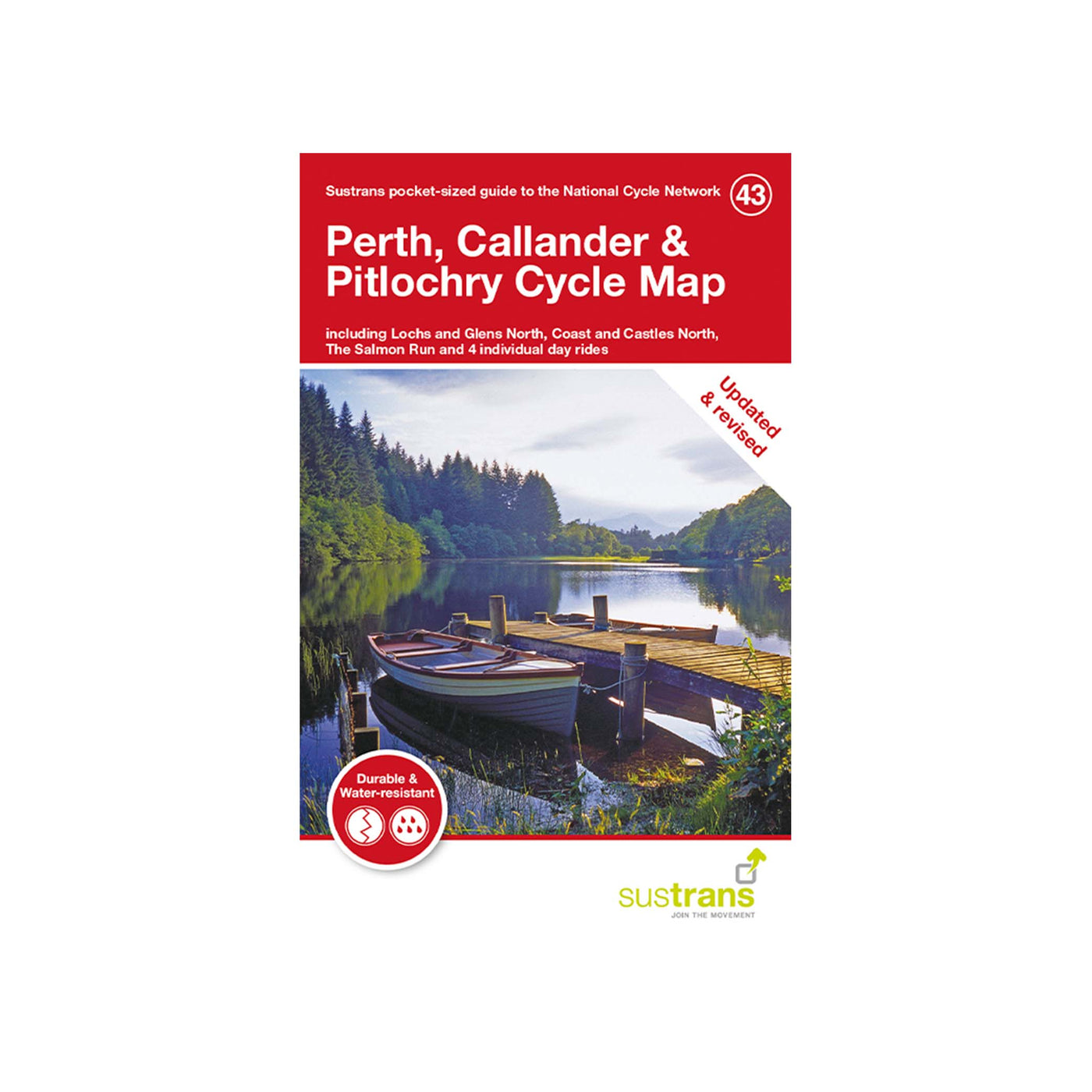 Sustrans Perth, Callander and Pitlochry Cycle Map (43)