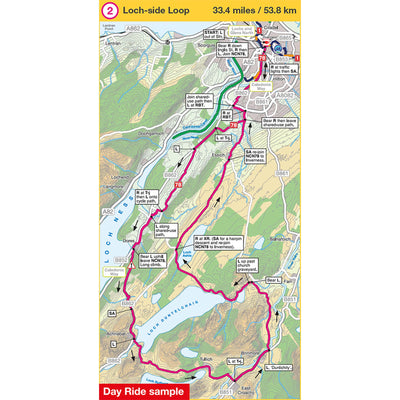 Day ride sample: Loch-side Loop, 33.4 miles