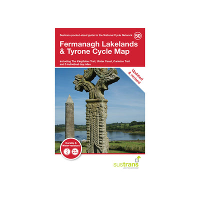 Sustrans Fermanagh Lakelands & Tyrone Cycle Map (50)
