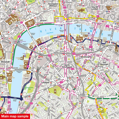 Day ride sample: South Bank cycle route in London