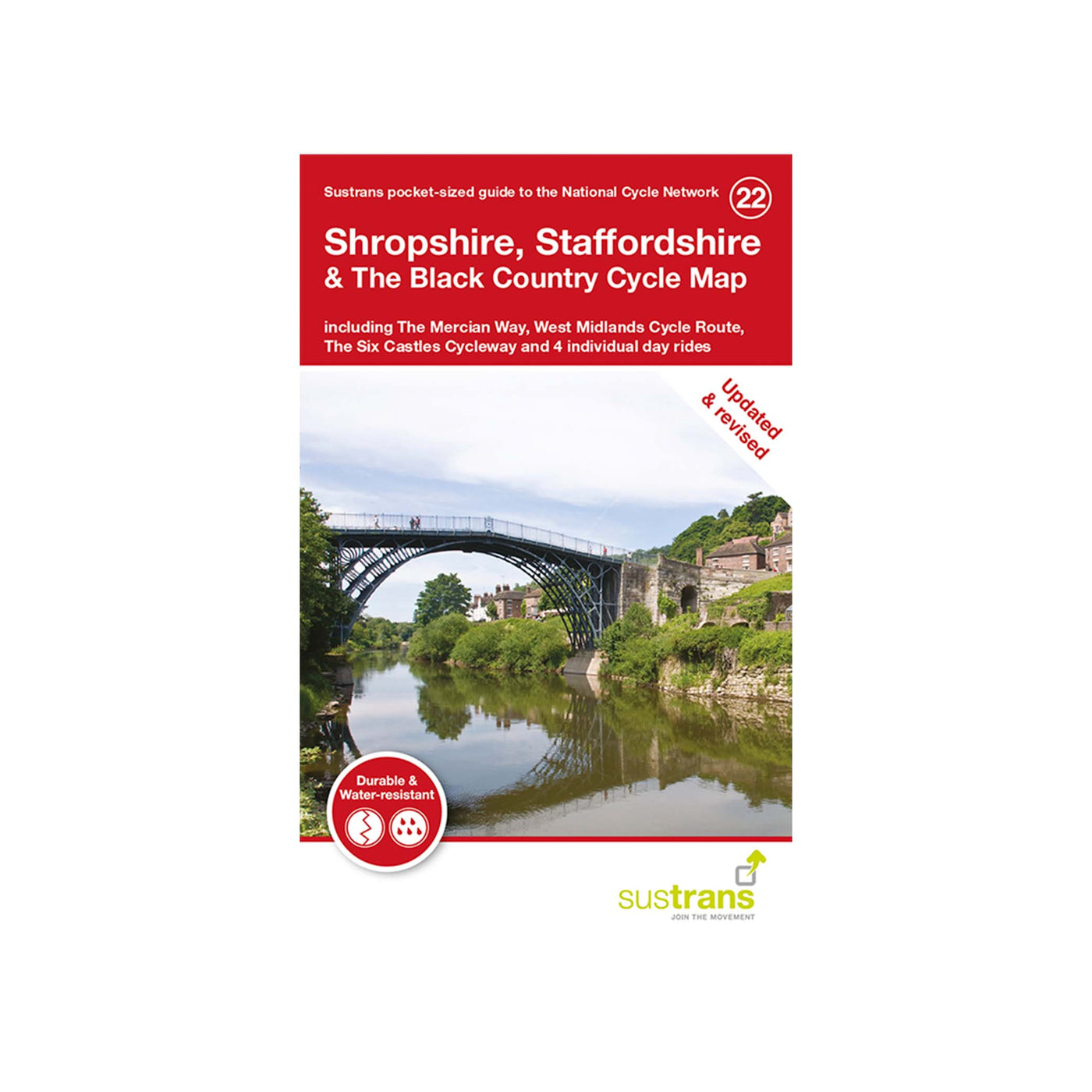 Shropshire, Staffordshire and the Black Country Cycle Map 22